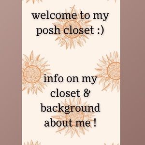 Closet and Owner Info 🤍